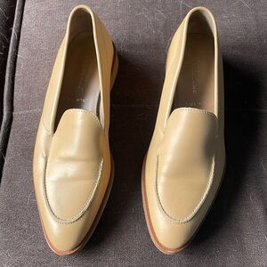 Everlane Womens Loafer Flat Shoes Multicolor Brown Slip On Moc Toe 7.5